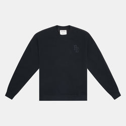 Waffle Jersey College Logo Sweatshirt