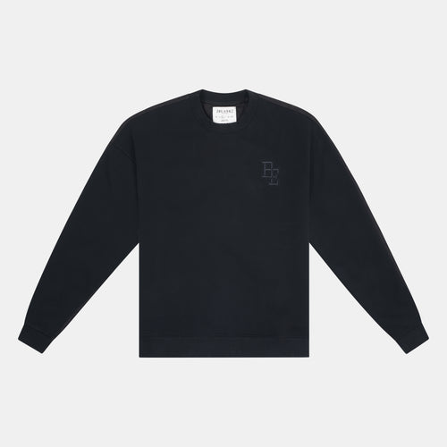 Waffle Jersey College Logo Sweatshirt