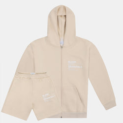 Kids Adjective HD Zip Through Hoodie & Short Set