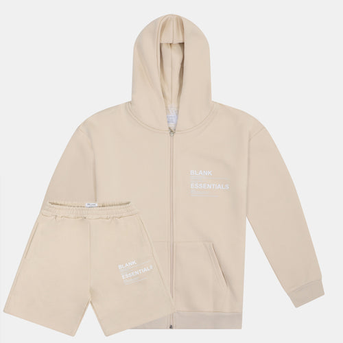 Kids Adjective HD Zip Through Hoodie & Short Set