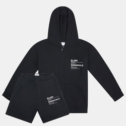 Kids Adjective HD Zip Through Hoodie & Short Set